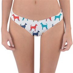 Animal-seamless-vector-pattern-of-dog-kannaa Reversible Hipster Bikini Bottoms