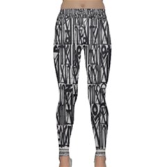 Background-design Classic Yoga Leggings by nate14shop