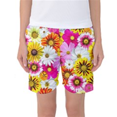 Blossoms Women s Basketball Shorts by nate14shop