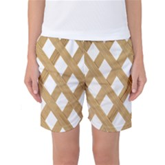 Wooden Women s Basketball Shorts by nate14shop