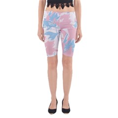 Flowers Yoga Cropped Leggings by nate14shop