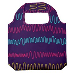 Waves Premium Foldable Grocery Recycle Bag by nate14shop