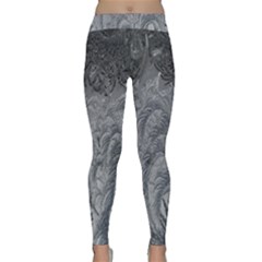Ice Frost Crystals Classic Yoga Leggings