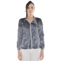 Ice Frost Crystals Women s Windbreaker by artworkshop