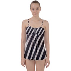  Zebra Pattern  Babydoll Tankini Set by artworkshop