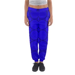 Background-blue Women s Jogger Sweatpants by nate14shop