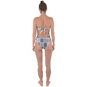 Ilustrasi Pattern Tie Back One Piece Swimsuit View2