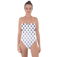 Circle Tie Back One Piece Swimsuit