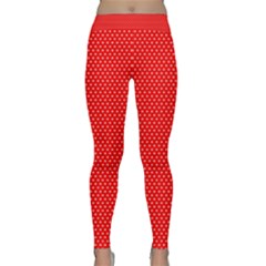 Red-polka Classic Yoga Leggings by nate14shop