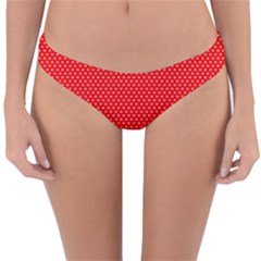Red-polka Reversible Hipster Bikini Bottoms