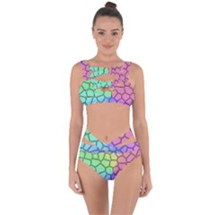 Comb-the Sun Bandaged Up Bikini Set  by nate14shop