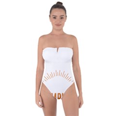 I Love Camping Tie Back One Piece Swimsuit