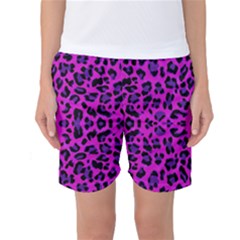 Pattern-tiger-purple Women s Basketball Shorts by nate14shop