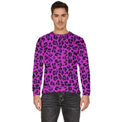 Pattern-tiger-purple Men s Fleece Sweatshirt by nate14shop