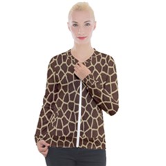 Giraffe Casual Zip Up Jacket by nate14shop