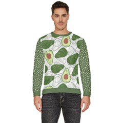 Avocado Pattern - Copy Men s Fleece Sweatshirt by flowerland
