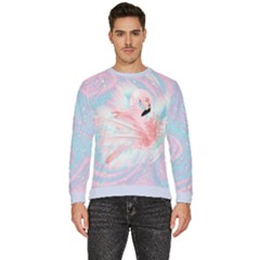 Flamingo Men s Fleece Sweatshirt by flowerland