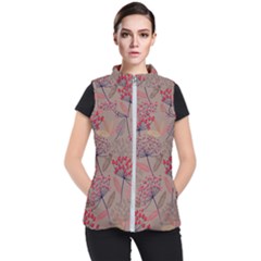 Cherry Love Women s Puffer Vest by designsbymallika