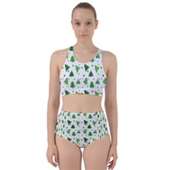 Christmas-trees Racer Back Bikini Set by nateshop