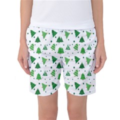 Christmas-trees Women s Basketball Shorts by 1000000