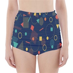 Geometris High-waisted Bikini Bottoms by nateshop