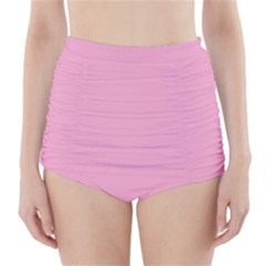 Background Pink Modern High-waisted Bikini Bottoms by nateshop