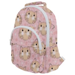 Cat-cats Rounded Multi Pocket Backpack by nateshop