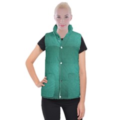 Background-green Women s Button Up Vest by nateshop