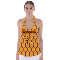 Honeycomb Babydoll Tankini Top by nateshop
