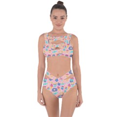 Ice-cream Bandaged Up Bikini Set  by nateshop