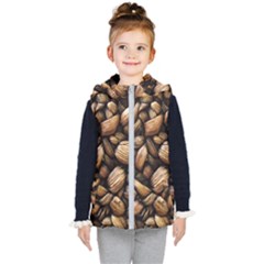 Coffe Kids  Hooded Puffer Vest by nateshop