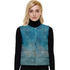  Pattern Design Texture Women s Short Button Up Puffer Vest by artworkshop