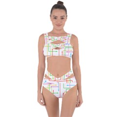 Arrows Direction Productionplanning Bandaged Up Bikini Set  by Wegoenart