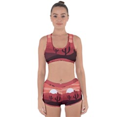 Artistic Digital Landscape Art Racerback Boyleg Bikini Set by Wegoenart