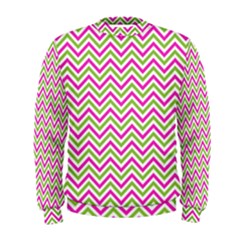 Mave,chevron,white,navi,purple Men s Sweatshirt