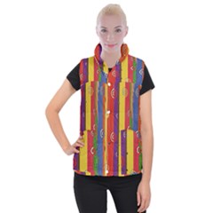 Abstract-e2 Women s Button Up Vest by nateshop