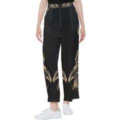 Animalsangry Male Lions Conflict Women s Pants  by Jancukart