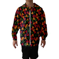 African Triangles  Kids  Hooded Windbreaker by ConteMonfrey