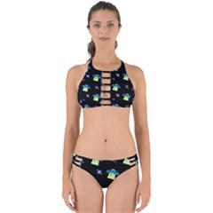 Illustration Cosmos Cosmo Rocket Spaceship Ufo Perfectly Cut Out Bikini Set by danenraven