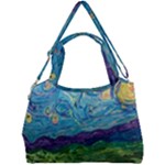 A Very Very Starry Night Double Compartment Shoulder Bag