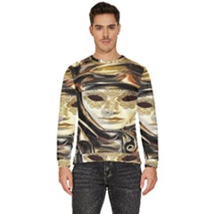 Artistic Venetian Mask Men s Fleece Sweatshirt by ConteMonfrey