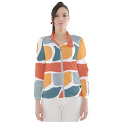 Geometric Bricks   Women s Windbreaker by ConteMonfreyShop