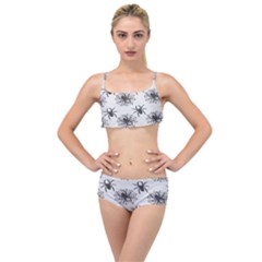 Spider Web - Halloween Decor Layered Top Bikini Set by ConteMonfrey