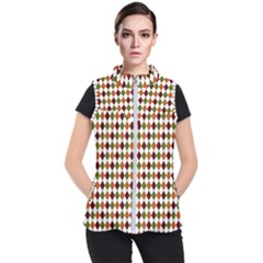 Halloween Palette Plaids   Women s Puffer Vest by ConteMonfrey