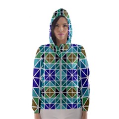 Mosaic 3 Women s Hooded Windbreaker by nateshop