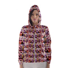 Funny Monsters Teens Collage Women s Hooded Windbreaker by dflcprintsclothing