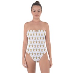 Stars-3 Tie Back One Piece Swimsuit by nateshop