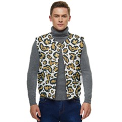 Cheetah Men s Short Button Up Puffer Vest	 by nateshop