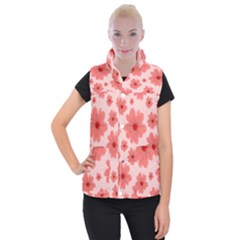 Flowers Women s Button Up Vest by nateshop