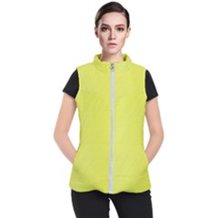 Background-texture-yellow Women s Puffer Vest by nateshop